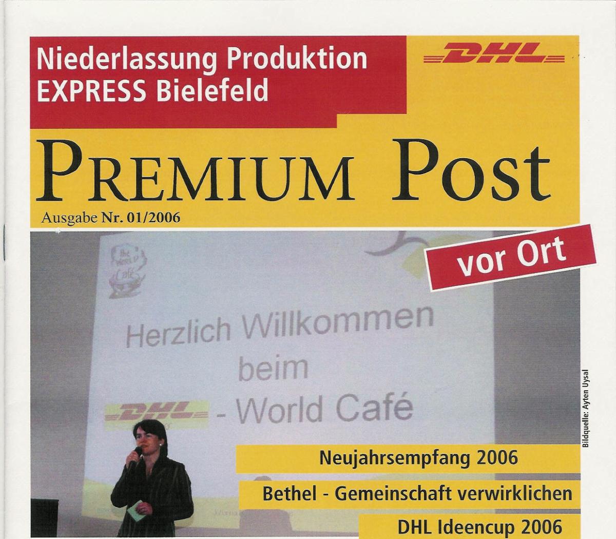 Erstes World Café bei der NL Express Bielefeld 2006